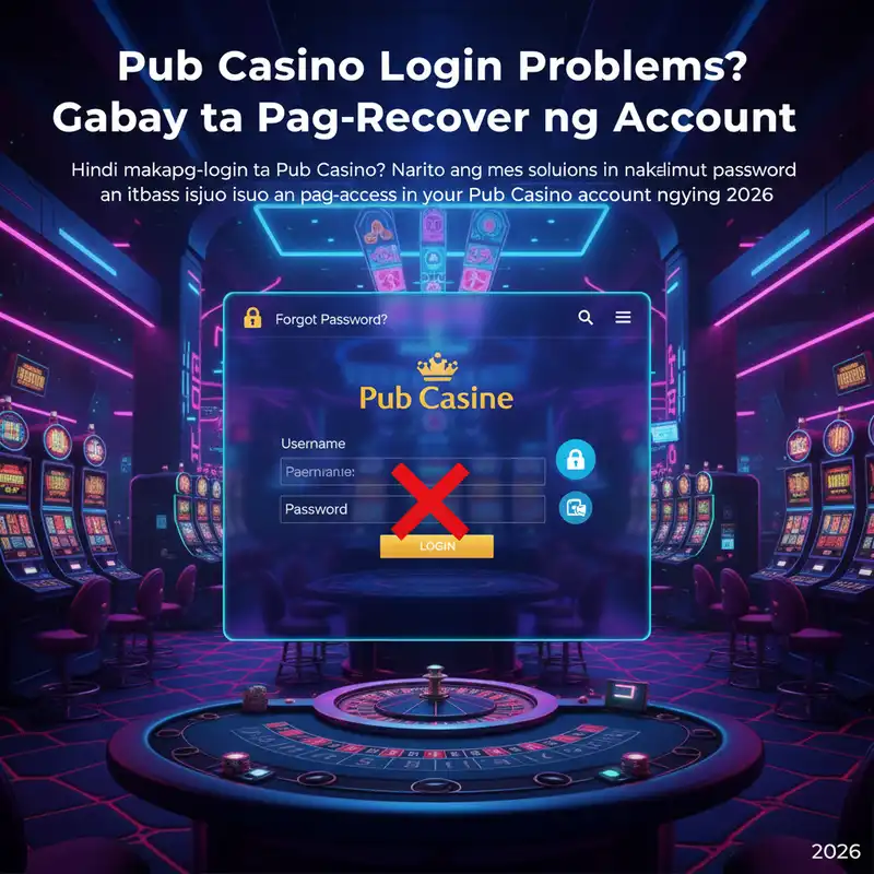 Gabay sa Pub Casino Login at Account Recovery